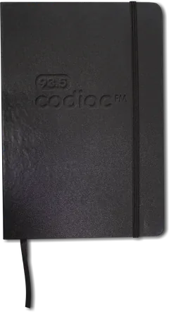 Carnet noir gaufré Codiac.
